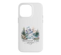 Mountain Lake Magic Watercolor Landscape Case for iPhone 14 Pro Max