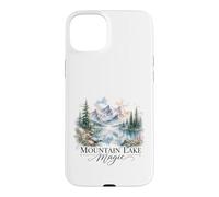 Mountain Lake Magic Watercolor Landscape Case for iPhone 15 Plus