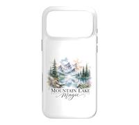 Mountain Lake Magic Watercolor Landscape Case for iPhone 17 Pro Max
