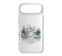 Mountain Lake Magic Watercolor Landscape Case for iPhone Air