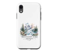 Mountain Lake Magic Watercolor Landscape Case for iPhone XR