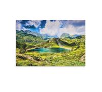 Mountain Lake Scenery,1500-piece puzzle for adults,Classic Jigsaw Puzzle,Educational game toys suitable for children and teenagers,Gift ideas for family travel,57x87cm