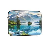 Mountain Lake View Sunny Day Nature Print Laptop Sleeve 13 inch, Ultra-Thin Computer Bag Notebook Computer Tablet Laptop Bag for Office Daily Commute