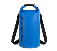 Mountain Land Floating Waterproof Dry Bag with Inside Zippered Pocket Roll Top Sack Keeps Gear Dry for Kayaking,Boating, Beach, Rafting, Boating, Hiking, Camping and Fishing Dark Blue 30L