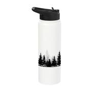 Mountain Landscape Gift for Mountain Enthusiasts Stainless Steel Insulated Water Bottle