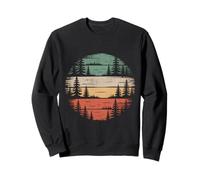 Mountain Landscape Reflection Forest Trees Outdoor Wildlife Sweatshirt