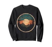 Mountain Landscape Reflection Forest Trees Outdoor Wildlife Sweatshirt