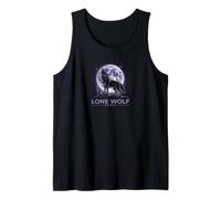 Mountain Landscape Wolf Wild Wildlife Nature Tank Top