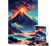 Mountain Landscapes Jigsaw Puzzles for Adults 1000 Mind Exercise Toy Relax Time Design Assembly (38x26cm)