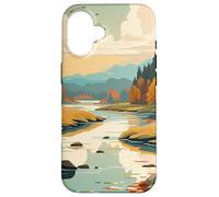 Mountain Majesty: Serenity Along the River's Path Case for iPhone 16