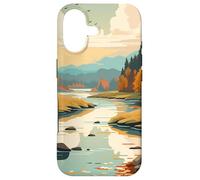 Mountain Majesty: Serenity Along the River's Path Case for iPhone 17