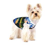 Mountain Majesty Small Dog Cotton Vest M - Breathable, Soft, and Comfortable Pet Clothing for Cats and Dogs