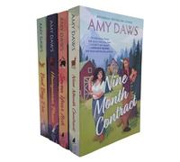 Mountain Men Matchmaker Series by Amy Daws 4 Book Sprayed Edges Collection Set (Nine Month Contract, Seven Year Itch, Honeymoon Phase & Bad Boy Era)