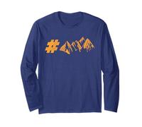 Mountain Mode On Hashtag Hiking Outdoor Explorer Life Long Sleeve T-Shirt