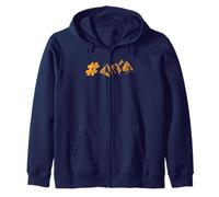 Mountain Mode On Hashtag Hiking Outdoor Explorer Life Zip Hoodie