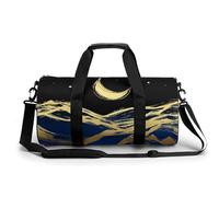 Mountain Moon Sport Duffel Bag Gym Bag Weekend Overnight Bag for Travel Camping Hiking Beach 45x23x23cm