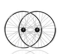 Mountain MTB Bike Wheel Set, 20 26 Inch Wheelset Front Rear Wheel V/Disc Brake Aluminium Alloy Rims for Folding Bike Quick Release 32H