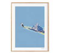 Mountain n°3 The Eagle Poster - Limited Edition Blue 30x40