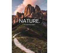 Mountain NOTEBOOK | Countryside Nature Series: 120 white lined pages - 6x9' journal