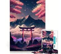 Mountain of Dreams Jigsaw Puzzles 1000 Piece for Teenagers Boost Recall Stress Free Tight Edge Wall Art Decor (38x52cm)