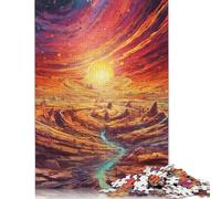 Mountain of Dreams Puzzle Precise Interlocking Paper Rectangular Jigsaw Puzzle for Boy Or Girl 1000pcs (75x50cm)