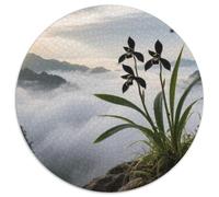 Mountain Orchid 1000 Pieces Dope Jigsaw Puzzles Stress Reliever Family Game Colourful for Adults Or Families 1000pcs (67.5x67.5cm)