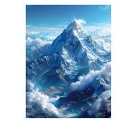 Mountain Paint by Numbers Kit for Adults Snow Mountain Craft Kits with Brushe Acrylic Paint Set Canvas for Painting 24 x 32in, Canvas Wall Art Supplies Fall Decor, Gifts for Women Room Decor JLYH-4727