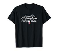 Mountain Panorama Ski Holiday Apres-Ski Portes Du Soleil T-Shirt