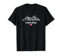 Mountain Panorama Ski Holidays Apres-Ski Vorarlberg Value Graphic T-Shirt, Men, Black, S
