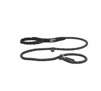 Mountain Paws Slip Rope Dog Lead | 1.5m, One-Size-Fits-All, Slip-On Rope Leash | Easy to Fit, No Collar or Harness Needed | Durable & Weather Resistant Climbing Rope with Reflective Stitching (Black)