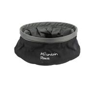Mountain Paws Collapsible Dog Water Bowl – Lightweight – Black One Size