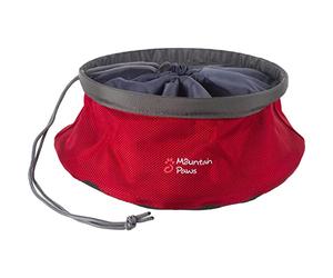 Mountain Paws Collapsible Lightweight Dog Food Bowl Ideal for Camping Hiking Walking and Travel