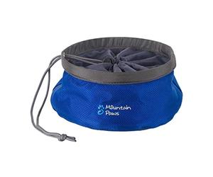 Mountain Paws Collapsible Lightweight Dog Food Bowl Ideal for Camping Hiking Walking and Travel