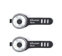 Mountain Paws Dog Collar Safety Light, 4 Colour Modes & Flash Mode (2-Pack)