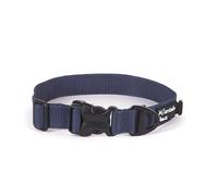 Mountain Paws Extra Tough Dog Collar With Name Tag Attachment Point | Size Range To Fit Neck Sizes 26 - 68cm. Small, Navy