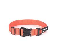 Mountain Paws Extra Tough Dog Collar With Name Tag Attachment Point | Size Range To Fit Neck Sizes 26 - 68cm. Small, Orange