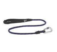 Mountain Paws Rope Karabiner Dog Lead | Reflective Lead With Padded Neoprene Handle, 1.2 Metres