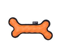 Mountain Paws Rubber Bone Dog Toy, Orange