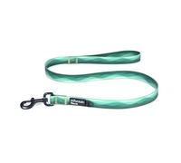 Mountain Paws Waterproof Nylon Dog Lead, 1.15m Heavy Duty Long Leash, Soft PVC Grip, Anti-Odour and Wipe Clean, Green