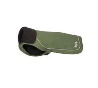 Mountain Paws Waterproof & Windproof Cordura® Fleece-Lined Dog Robe Raincoat, Green, Large