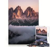 Mountain Peaks Above The Clouds Jigsaw Puzzles for Adults1000 Piece Mind Exercise Toy Indoor Fun Precision Cut (50x75cm)