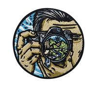 Mountain Photography Iron-On Patch | Outdoor Iron on Patches, Hiking Embroidery Patch, Hiker ironable Patch, Photo Badges Finally Home