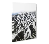 Mountain Range In Afghanistan Canvas Print | Gallery Wrapped 30mm Frame Wall Art | 20x14 inches | Ready to Hang | Modern Landscape Picture | Living Room Bedroom Lounge Office