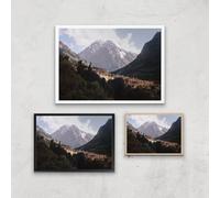 Mountain Range Stroll Giclee Art Print - A3 - Print Only