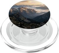 Mountain Range Sunrise Alpine Valley Landscape Photography PopSockets PopGrip for MagSafe