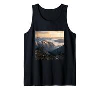 Mountain Range Sunrise Alpine Valley Landscape Photography Tank Top
