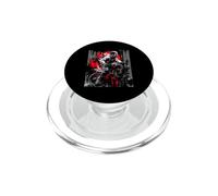 MOUNTAIN REBEL Biker with Red Splashes PopSockets PopGrip for MagSafe