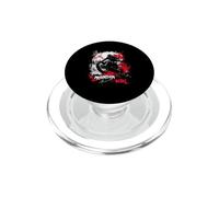 MOUNTAIN REBEL Cool Biker on Dirt Bike with Mountains PopSockets PopGrip for MagSafe