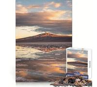 Mountain Reflection in Water at Sunset Jigsaw Puzzles for Adults1000 Piece Mind Exercise Toy Indoor Fun Precision Cut (38x26cm)