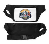 Mountain Rescue Training and Safety Emblem Unisex Waist Bag Black